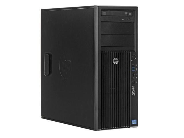 HP Z420 Workstation E5-1620 Quad Core 3.6Ghz 32GB 1TB Quadro 600 Win 10