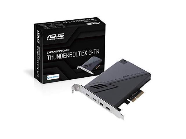 ASUS ThunderboltEX 3-TR Expansion Card for Z490 (Intel 10th Gen CPUs)motherboard (PCIe 3.0 x4 interface, 2 x Thunderbolt 3 USB Type-C® ports with 100w USB quick charge, 2 x mini DisplayPort IN ports)
