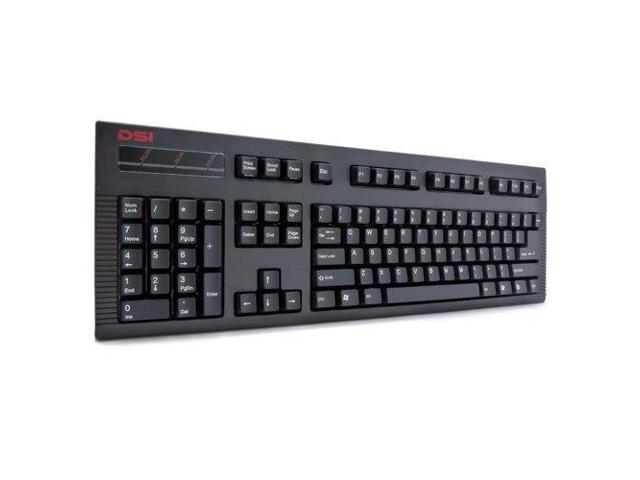 DSI Left-Handed Keyboard, Black (KB-DS-8861XPU-B-V2)