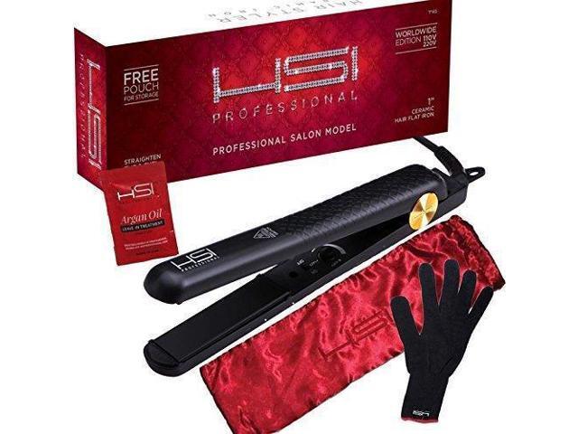 Hsi Professional Glider Ceramic Tourmaline Ionic Flat Iron Hair
