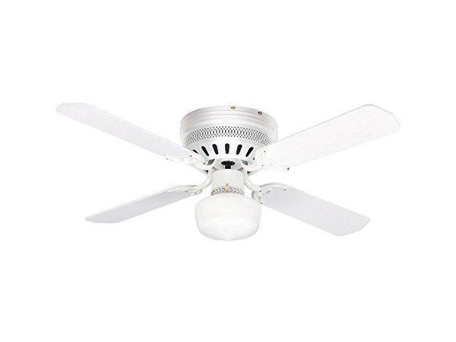 Litex Cc42ww4l Celeste Collection 42 Inch Ceiling Fan With Five Reversible White Whitewash Blades And Single Light Kit With White Opal Glass