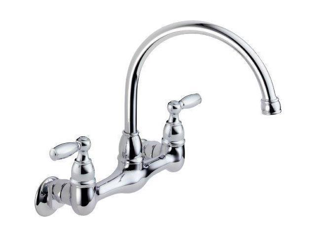 Peerless P299305lf Choice Two Handle Wall Mounted Kitchen Faucet
