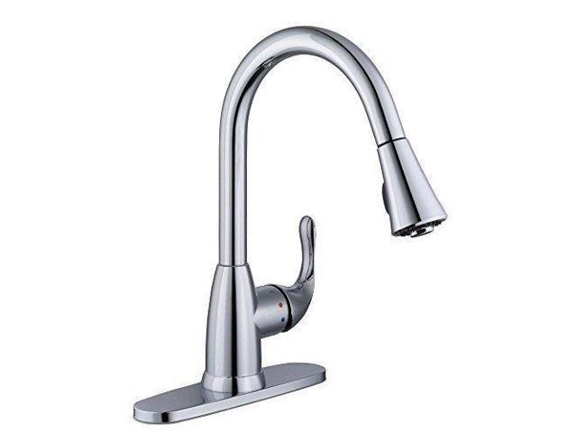 Glacier Bay Market Single Handle Pull Down Sprayer Kitchen Faucet