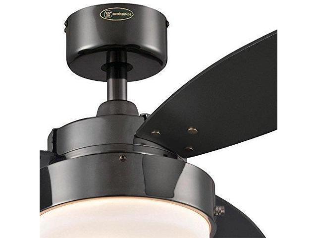 Westinghouse 7876400 Alloy 42 Inch Metal Indoor Ceiling Fan Westinghouse 7876400 Alloy 42 Inch Metal Indoor Ceiling Fan Light Kit With Opal Frosted Glass Newegg Com