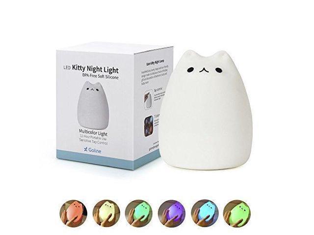 Goline Baby Night Light Nightlights For Children Nursery Lamp Kids S Boys Cute Kitty Soft Silicone Cat Toddler Goline Baby Night Light Nightlights For Children Nursery Lamp Kids S Boys Cute Kitty Soft Silicone Cat Toddler