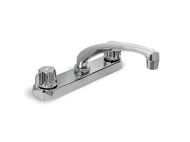 Chrome Plated 2 Handle Kitchen Faucet Gerber Style Newegg Com