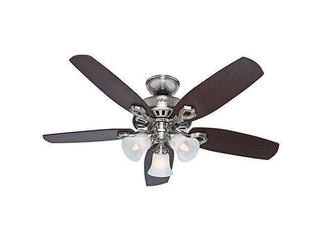 Hunter 52106 Builder Small Room 42 Inch Brushed Nickel Ceiling Fan