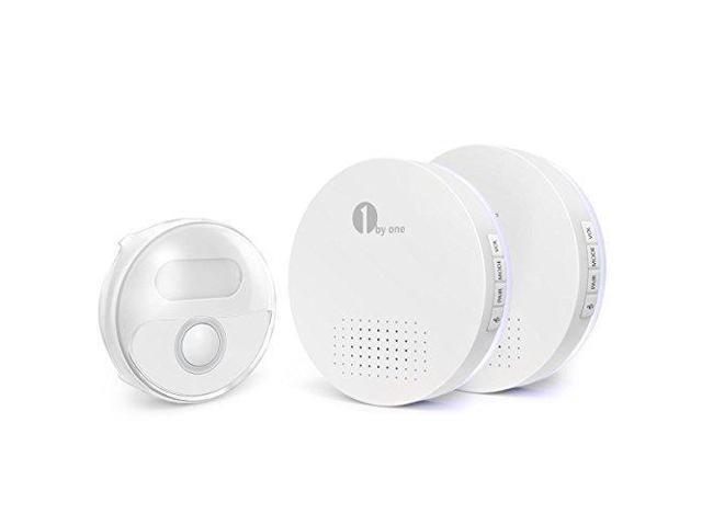 1byone Wireless Doorbell Ringer Battery Chime 150M 36 Melody Waterproof WHITE UK
