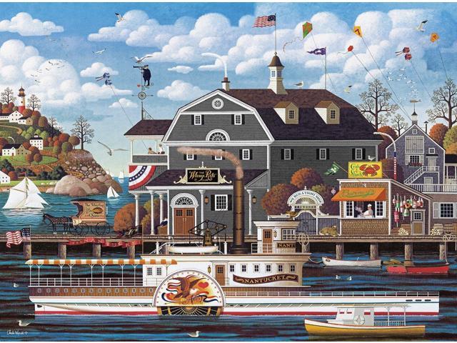 Buffalo Games-Charles Wysocki-Fairhaven by The Sea-1000 Piece Jigsaw Puzzle 