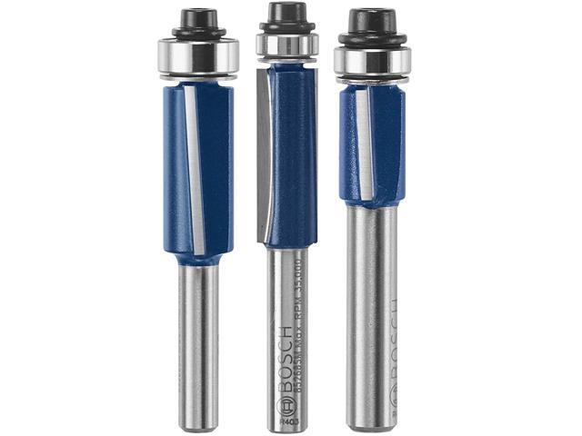 Bosch Rbs020sxw 3 Pc Laminate Trim Router Bit Set Newegg Com