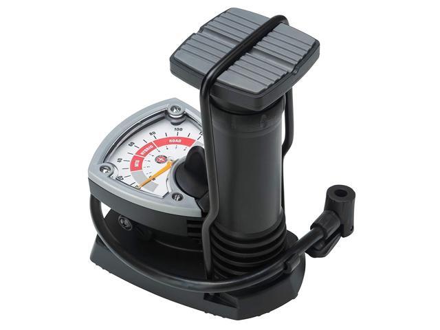 Schwinn Foot Activated Floor Pump With Gauge Newegg Com