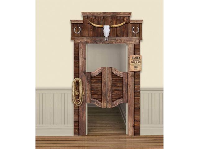 Amscan 242025 Western Deluxe Functional Saloon Door Decoration