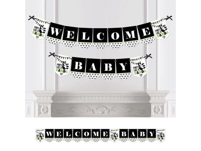 Big Dot Of Happiness Party Like A Panda Bear Baby Shower Bunting