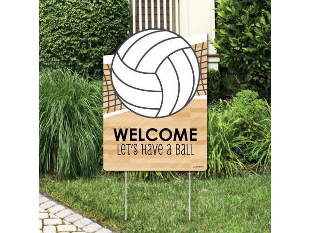 Big Dot Of Happiness Bump Set Spike Volleyball Party Decorations Birthday Party Or Baby Shower Welcome Yard Sign