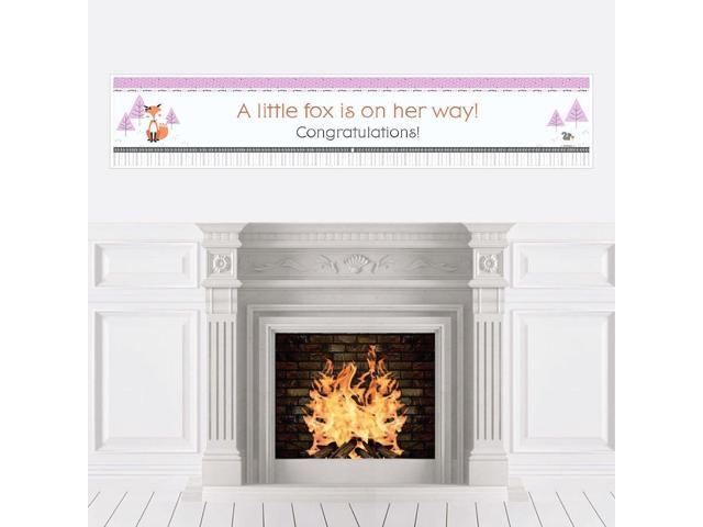 Big Dot Of Happiness Miss Foxy Fox Girl Baby Shower Decorations