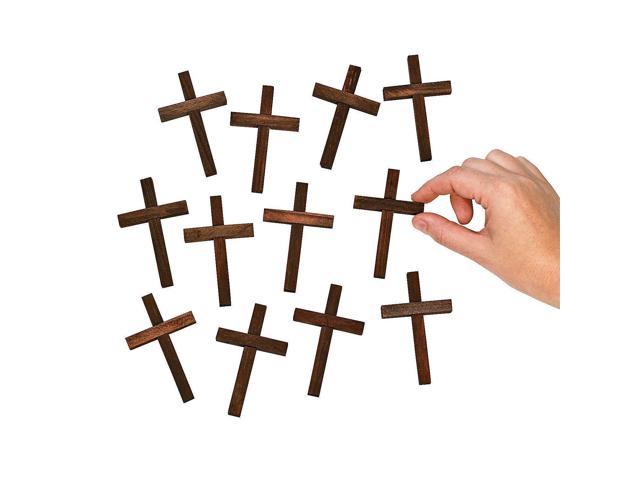 Fun Express Wooden Crosses Home Decor Decorative Accessories