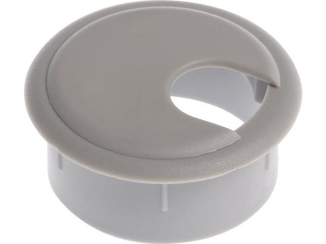 Hillman 59338 Computer Desk Grey Grommet With Cap 1 3 4 Inch Hole