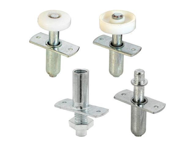 Bi Fold Door Hardware Repair Kit Includes 2 Plastic Roller Top Guides 1 Top Pivot And 1 Bottom Pivot Pack Of 4 Components