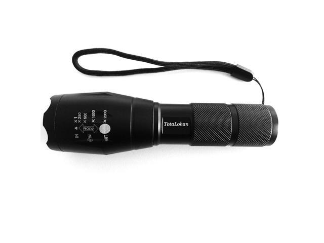 2 pack Tactical Flashlight Military Tac Light Pro As Seen On TV TC1200 Flashlights with Adjustable Focus and 5 Light Modes
