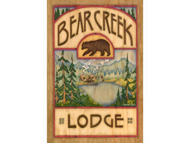 Toland Home Garden Bear Creek Lodge 28 X 40 Inch Decorative