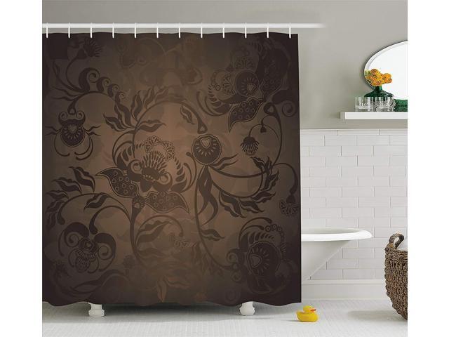 Ambesonne Victorian Decor Shower Curtain Fl Paisley Ivy Design Leaves With Abstract Details Print Fabric Bathroom Set Hooks 84 Ambesonne Victorian Decor Shower Curtain Fl Paisley Ivy Design Leaves With Abstract Details Print Fabric Bathroom Set Hooks 84