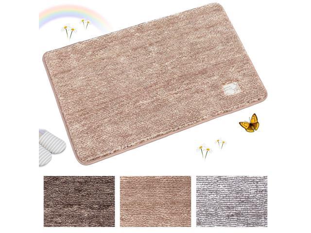 Indoor Doormat Super Absorbs Mud Absorbent Rubber Backing Non Slip Door Mat For Front Door Inside Floor Dirt Trapper Mats Cotton Entrance Rug 20 X