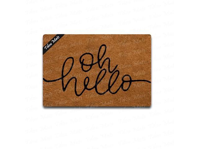 Tdou Oh Hello Doormat Entrance Floor Mat Funny Door Oh Hello Doormat Entrance Floor Mat