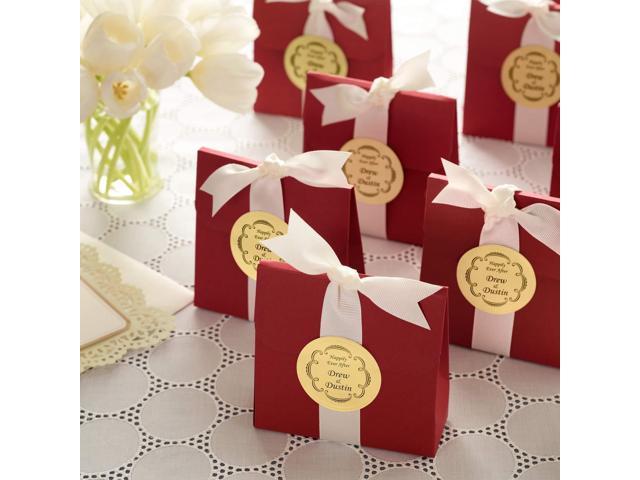 Avery Easy Peel Embossed Foil Labels Permanent Adhesive Matte Gold Round 2 96 Labels 22831