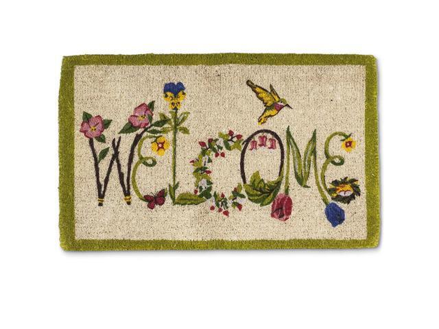Abbott Collection Coir Garden Welcome Doormat Extra Large