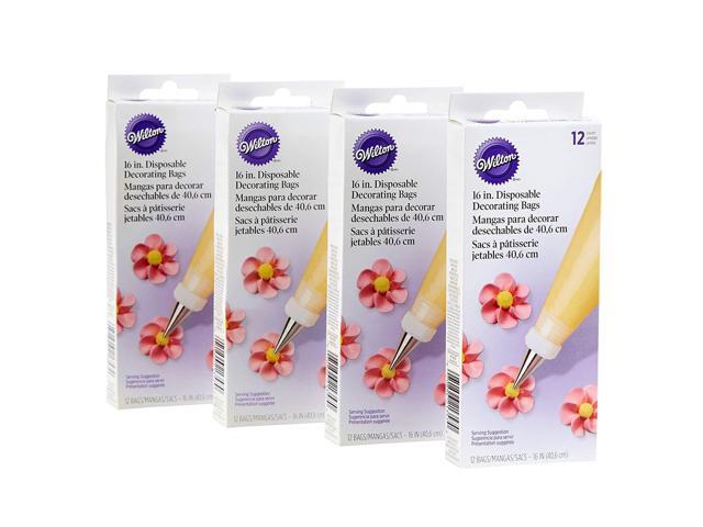 Wilton 16 Inch Disposable Decorating Bag Set 4 Pack Newegg Com