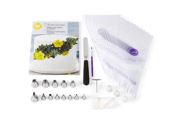 Wilton How To Pipe Simple Icing Flowers Kit 68 Piece Cake