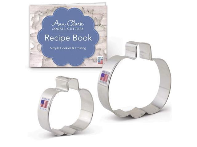 Ann Clark HOLLY LEAF Tin Plated Steel Cookie Cutter W//Recipe USA