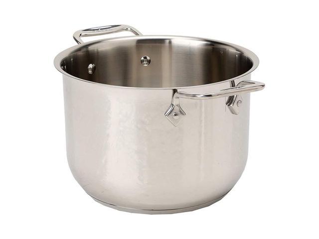 All-Clad E414S6 Stainless Steel Pasta Pot and Insert Cookware Silver 6-Quart