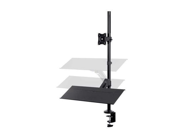 Monoprice Height Adjustable Gas Spring Sit Stand Monitor And