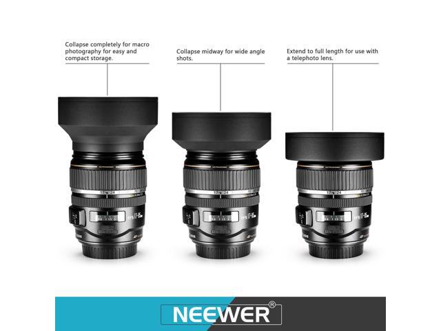 Neewer 49MM Lens Filter and Accessory Kit, Includes: UV CPL FLD Filters
