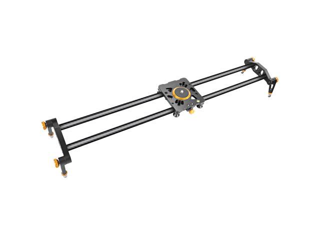 Photo 1 of Neewer 23.6 inches/60 centimeters Carbon Fiber Camera Track Slider Video Stabilizer Rail with 6 Bearings for DSLR Camera DV Video Camcorder Film Photography, Load up to 17.5 pounds/8 kilograms