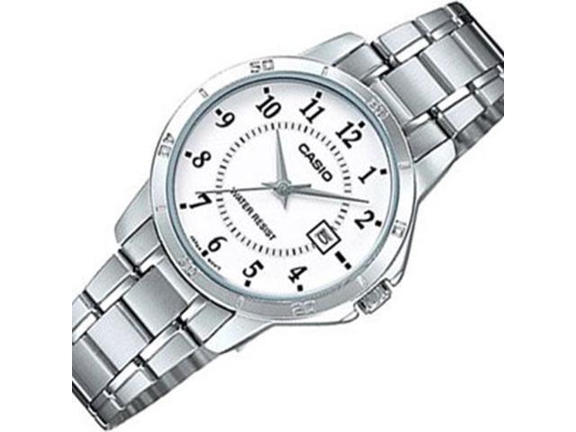 casio women's stainless steel watch