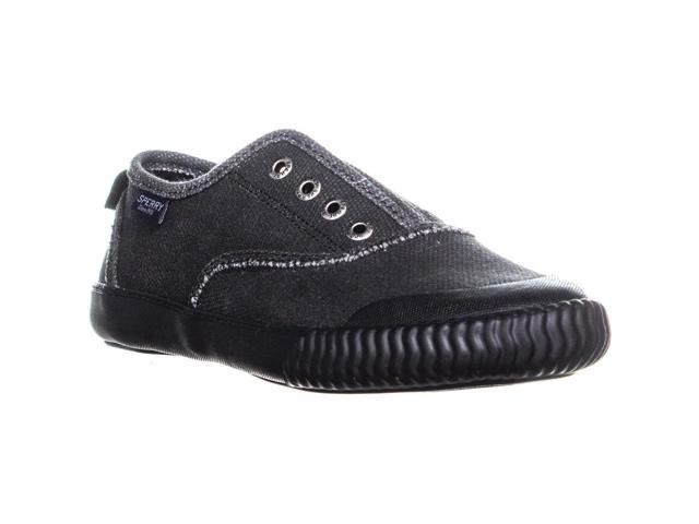 black sperry sneakers