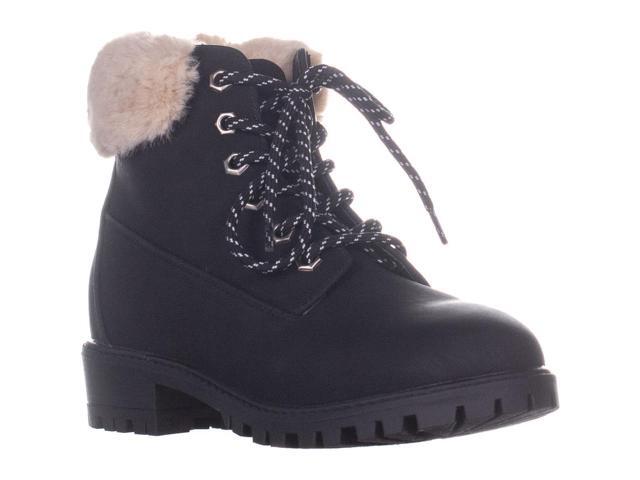 madden girl black ankle boots