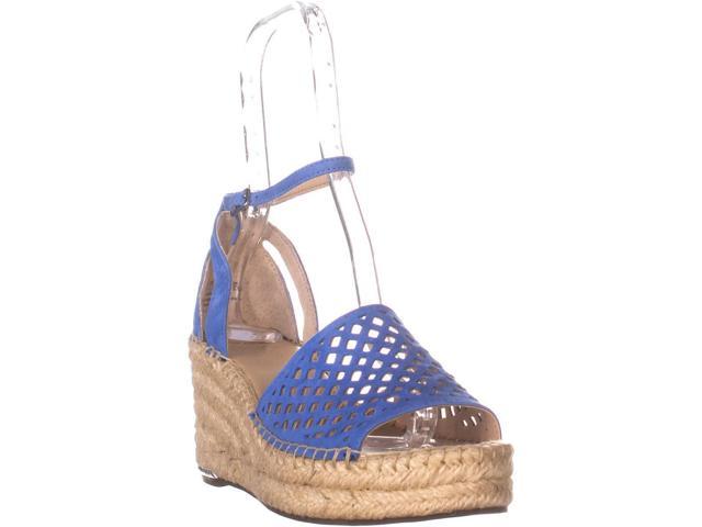 franco sarto blue wedges