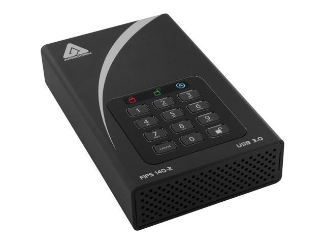 Apricorn Aegis Padlock DT 10TB USB 3.0 Encrypted Desktop Drive