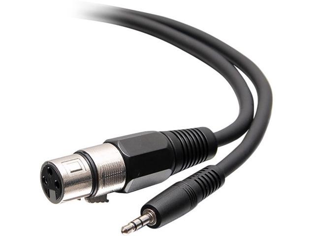 C2G C2G41469 3 ft. 3.5mm Male 3 Position TRS to Female XLR Cable ...