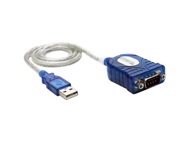 Plugable USB to Serial Adapter Compatible with Windows, Mac, Linux (RS-232\DB9 DTE Male Connector, Prolific PL2303HX Rev. D Chipset)
