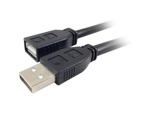 Comprehensive USB2-AMF-40PROA Black Pro AV / IT Active USB A Male to Female 40ft (Center Position)