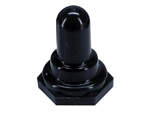 Paneltronics Toggle Switch Boot - 5/8 Hex Nut - Black