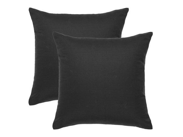 Pillow Covers 18 X Inch Set Of 2 Throw Cushion Case Holiday Decorative Cotton Canvas For Sofa Black Newegg Pillow Covers 18 X Inch Set Of 2 Throw Cushion Case Holiday Decorative Cotton Canvas For Sofa Black Newegg