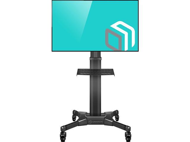 Onkron Mobile Tv Stand With Mount Rolling Cart For 32 55 Onkron Mobile Tv Stand With Mount Rolling Cart For 32 55
