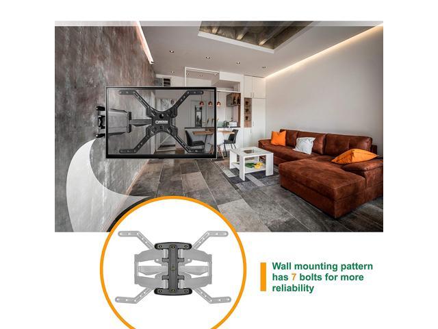 ONKRON TV Wall Mount Bracket Full Motion Articulating Arm for 32 to 70-inch LED