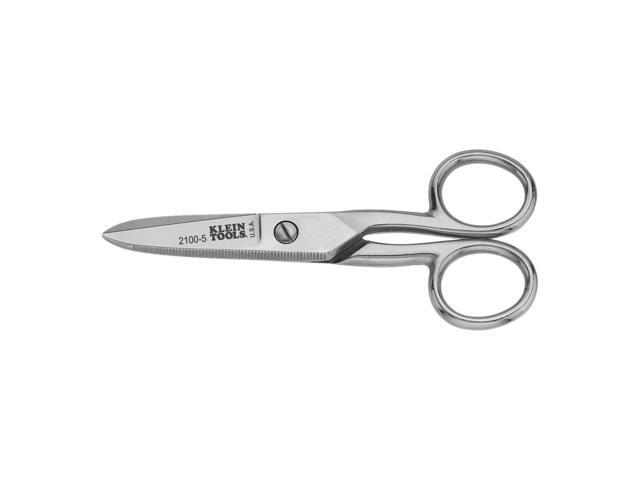 KLEIN TOOLS 2100-5 Electricians Scissors,5-1/4 In. L - Newegg.com
