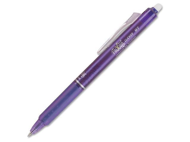 verhaal zoom niettemin FriXion 31455 Pilot FriXion Clicker Erasable Gel Pens, Fine Pen Point Type  - 0.7 mm Pen Point Size - Needle Pen Point Style - Purple Gel-based Ink -  1Each - Newegg.com